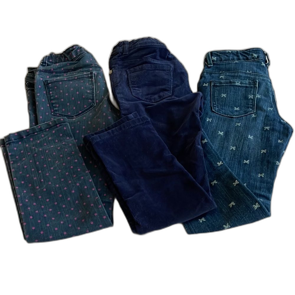 3 Pairs Gymboree Jeans Bundle For Girls  Size 6/7